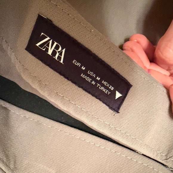 Zara taupe mini skort - Picture 4 of 4